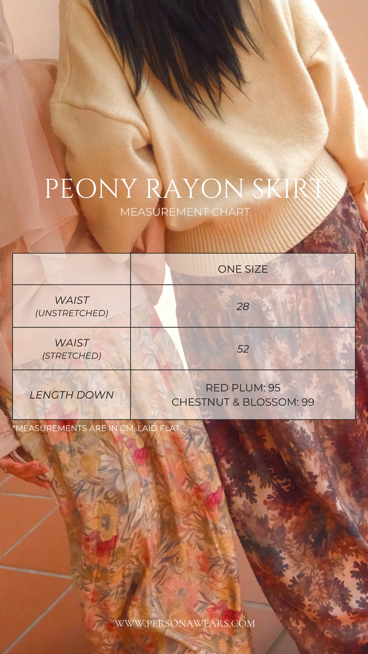 Peony Printed Skirt (Blossom)