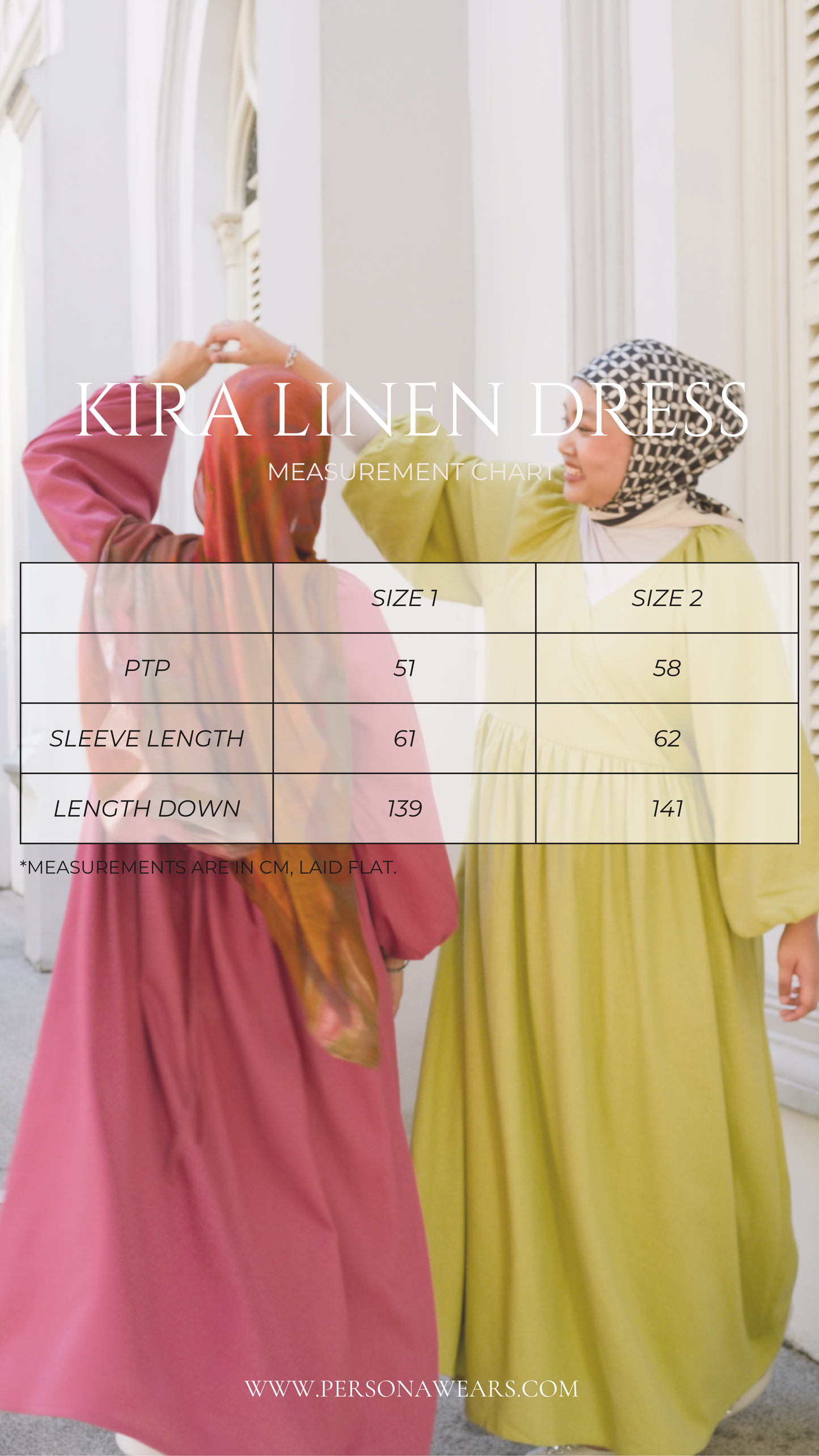 Kira Linen Dress (Strawberry)