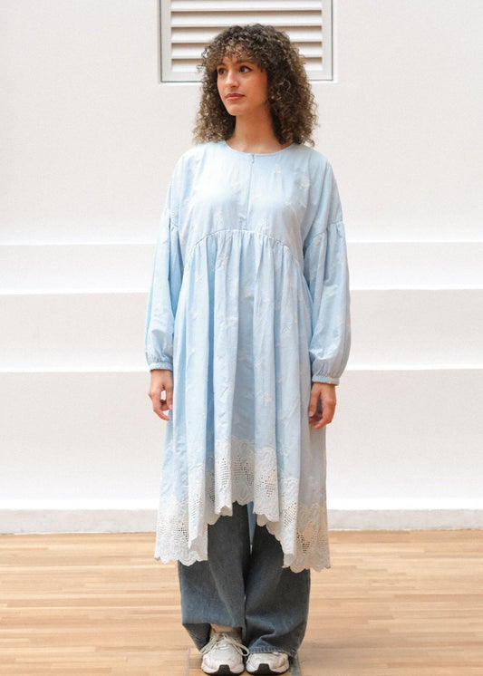 Rielle Flowy Tunic (Cloud)