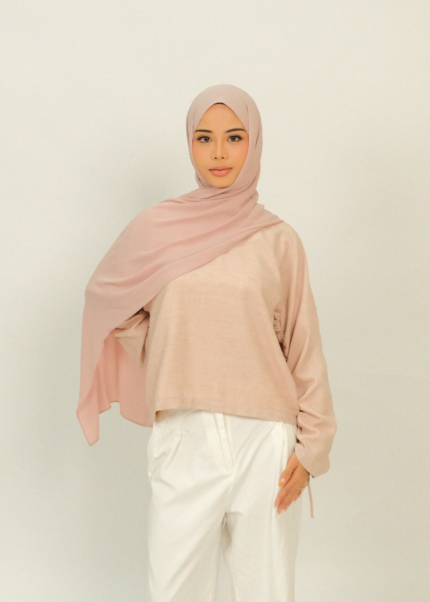 Sade Linen Top (Petal)