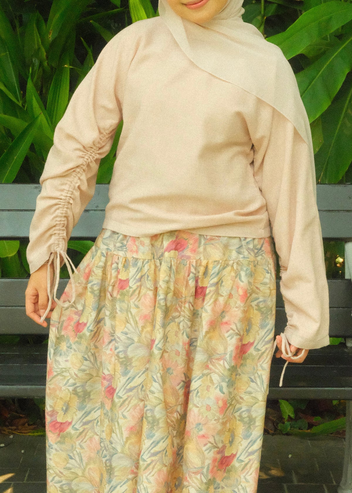 Peony Printed Skirt (Blossom)