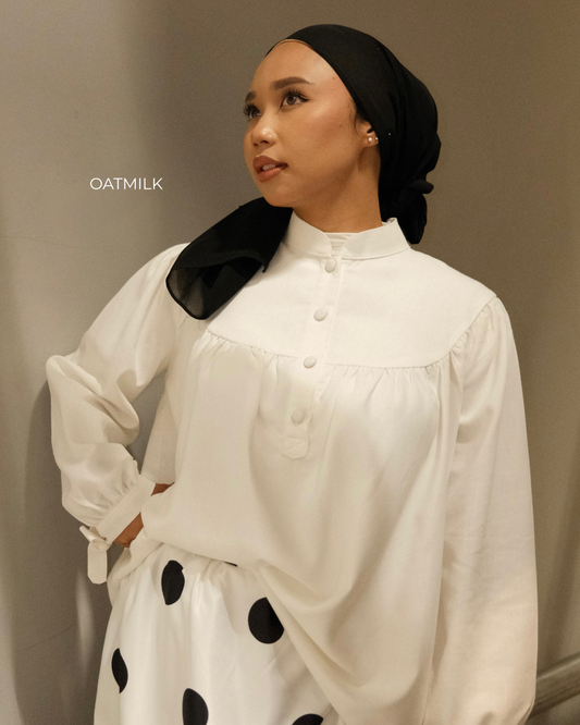 Bonnie Linen Top (Oatmilk)