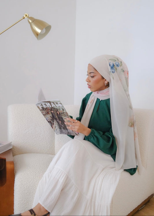 Thea Linen Top (Verde)