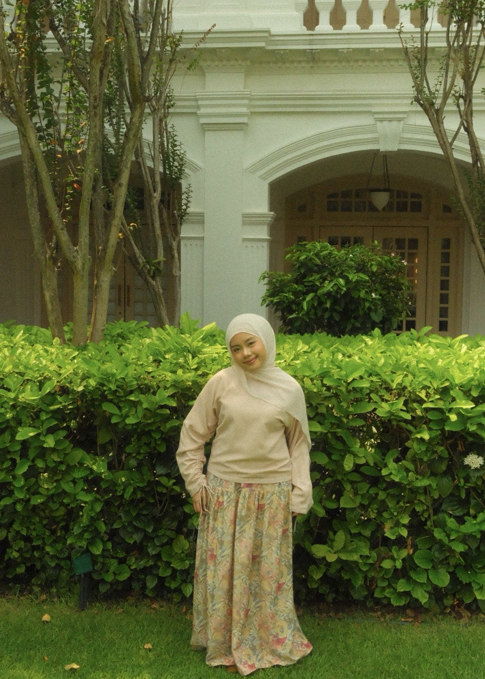 Peony Printed Skirt (Blossom)