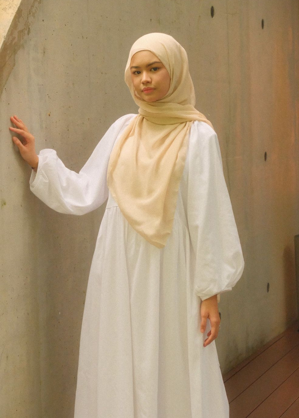 Kira Linen Dress (Blanc)