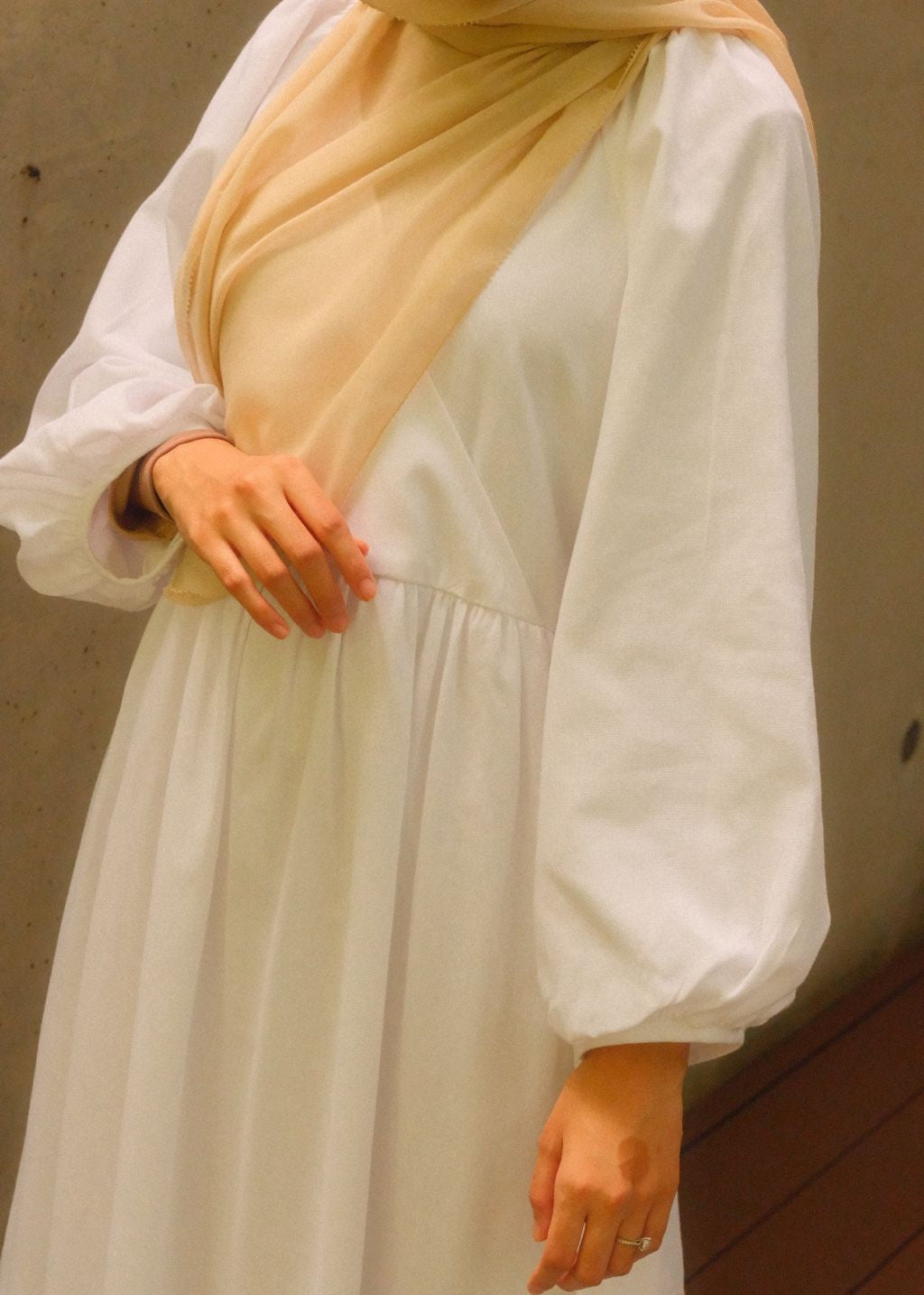 Kira Linen Dress (Blanc)
