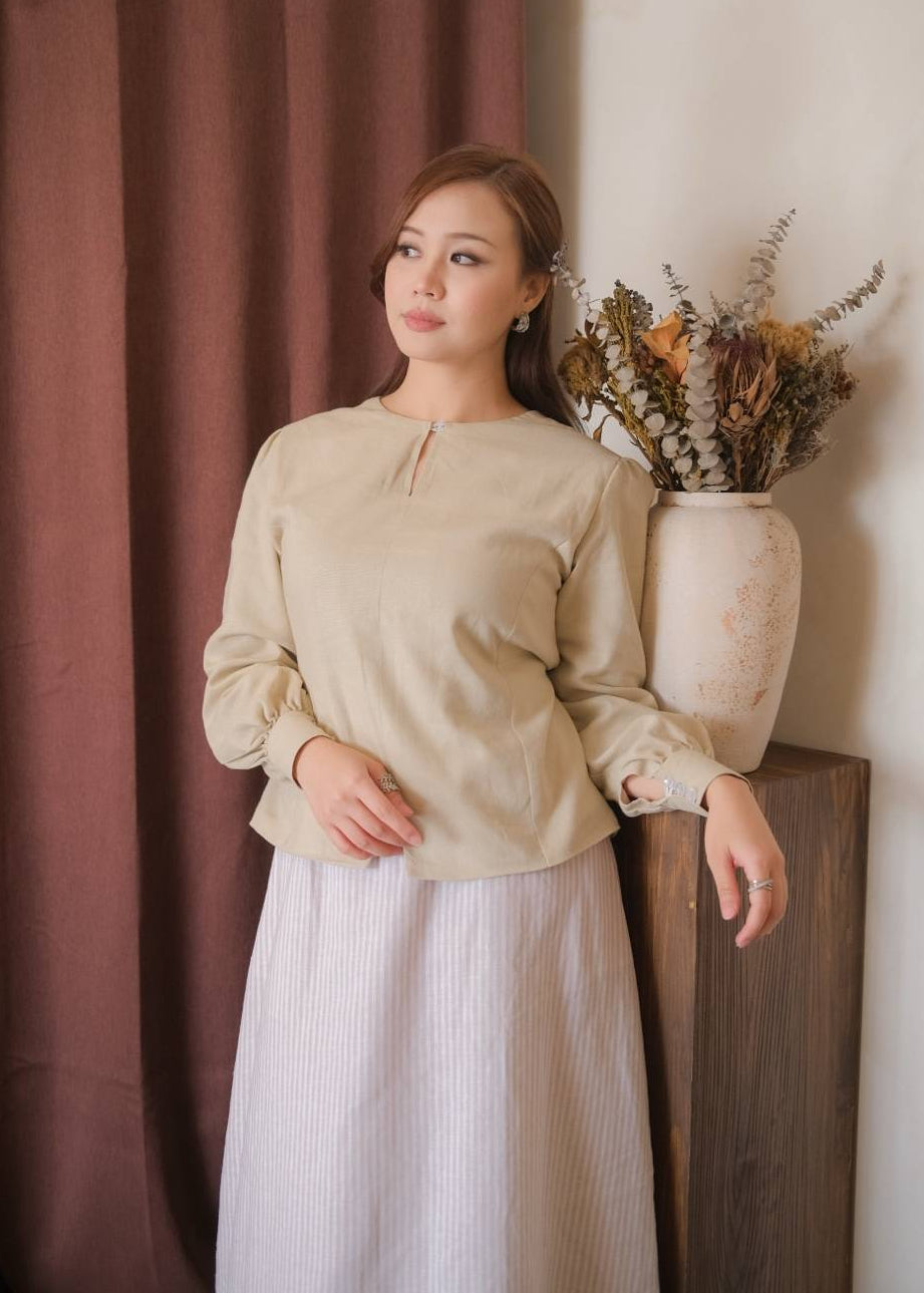 Saire Skirt Set (Almond Crumb)