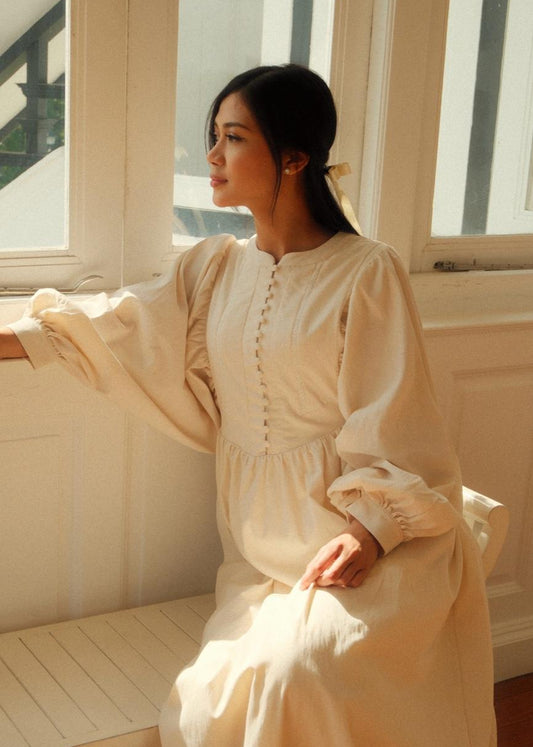 Ingrid Dress (Off-White)