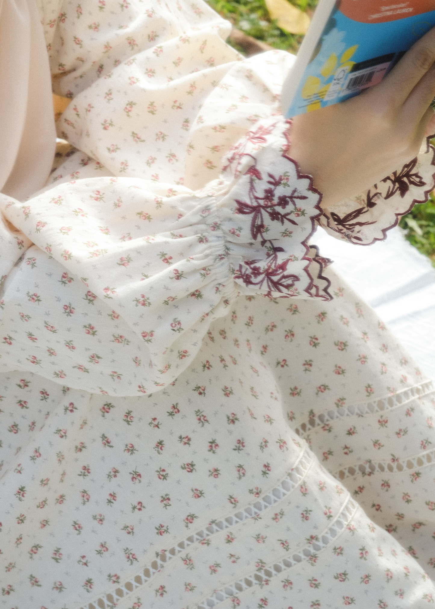 Yuri Skirt Co-Ord (Cranberry Vine)